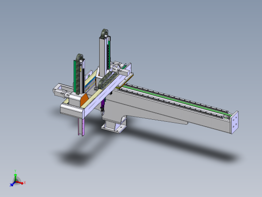 成型机械手、双截双梁置模机械手 非标自动化 机械设计