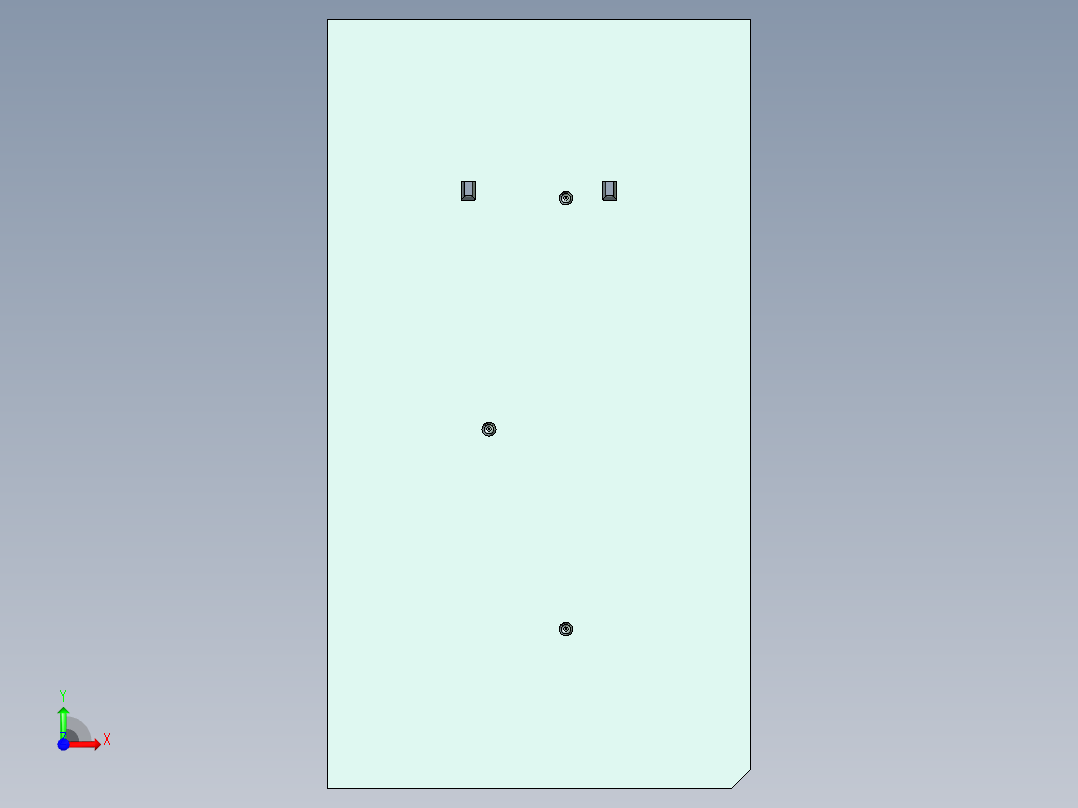 螺旋式固定轴轮廓铣UG程序编程刀路-前视图