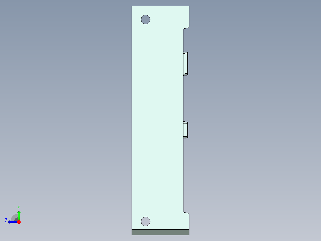 螺旋式固定轴轮廓铣UG程序编程刀路-右视图