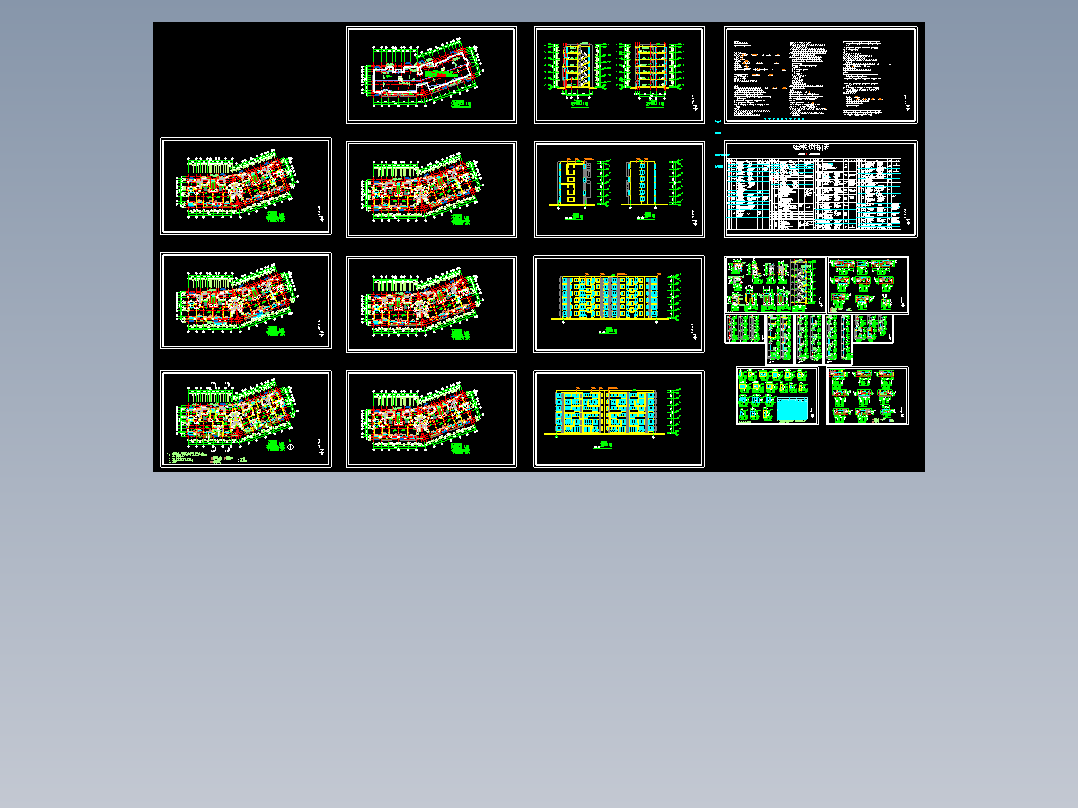 无锡某小区多层住宅建施图