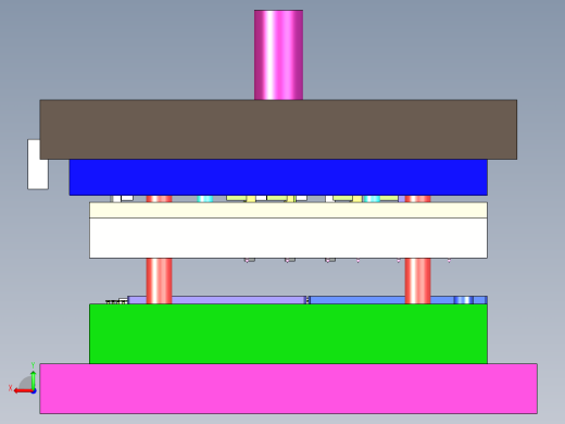 五金端子冲裁模具后视缩略图