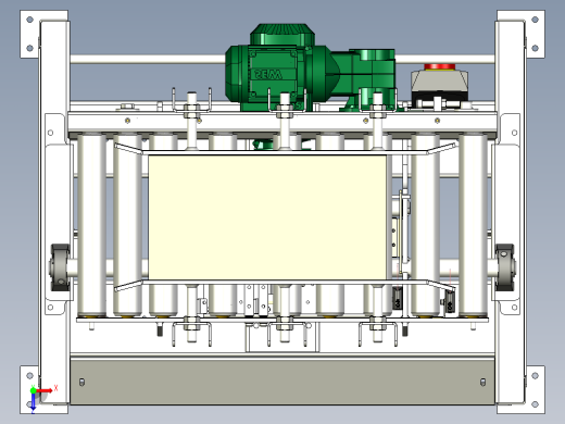纸箱整形滚筒线俯视缩略图
