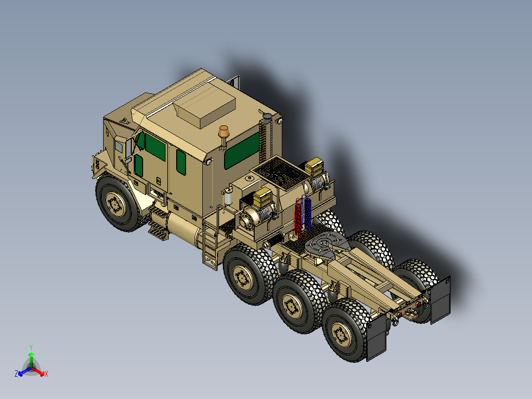 奥什科什M1070军用拖车