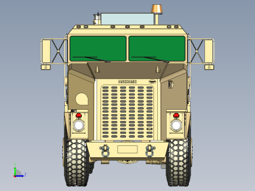 奥什科什M1070军用拖车左视缩略图