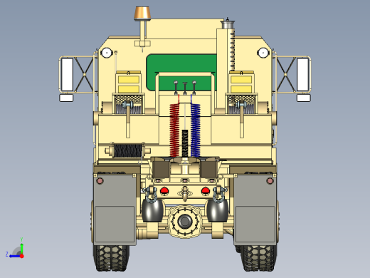 奥什科什M1070军用拖车右视缩略图