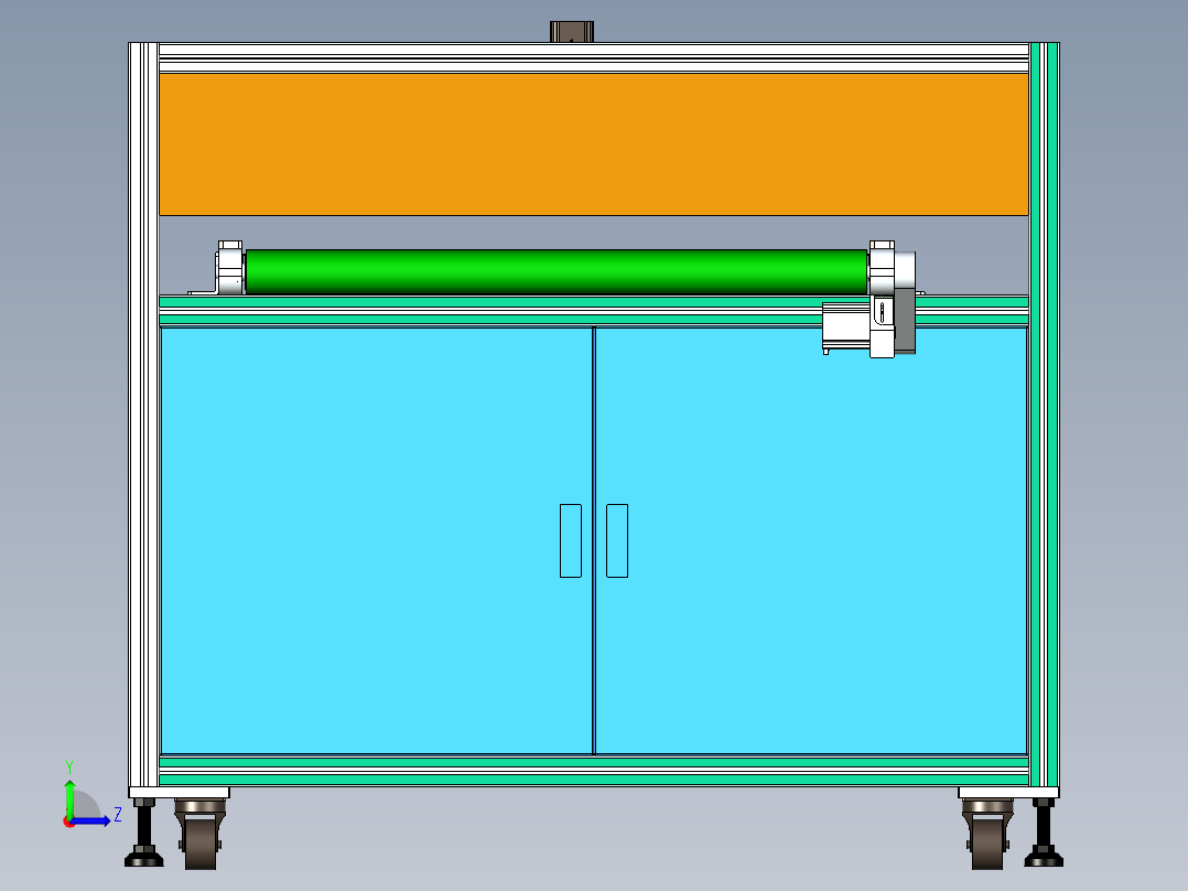 接料机设计左视图