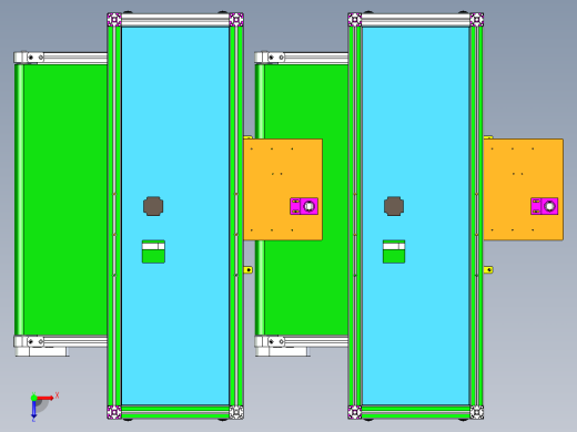 接料机设计俯视缩略图