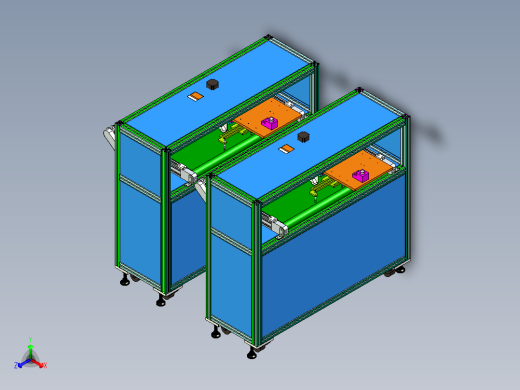 接料机设计正等轴测缩略图