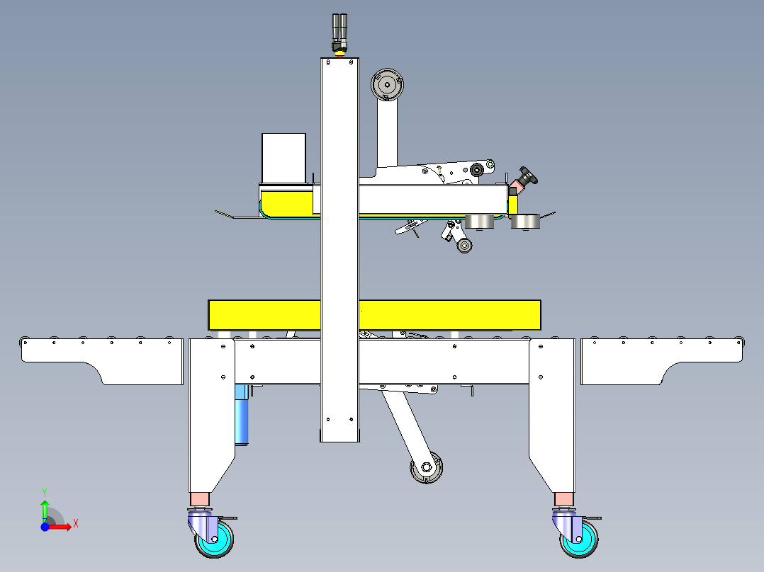 FX-5b 可移动自动封箱机前视图