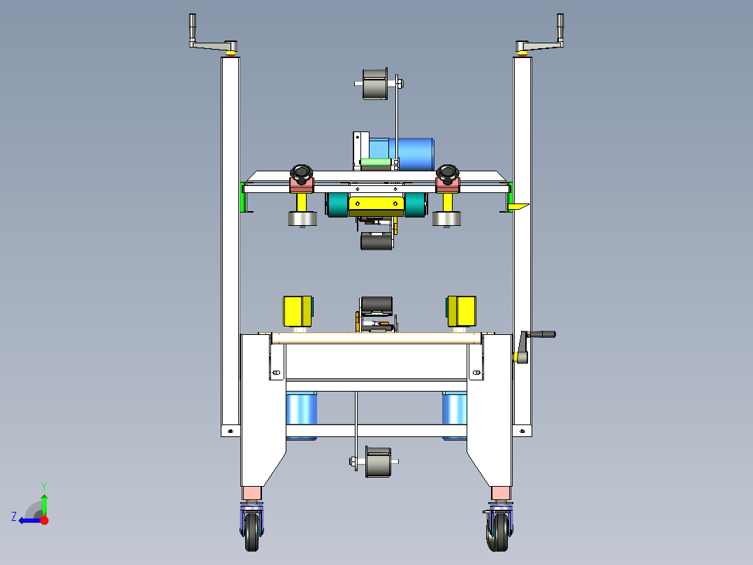 FX-5b 可移动自动封箱机右视图