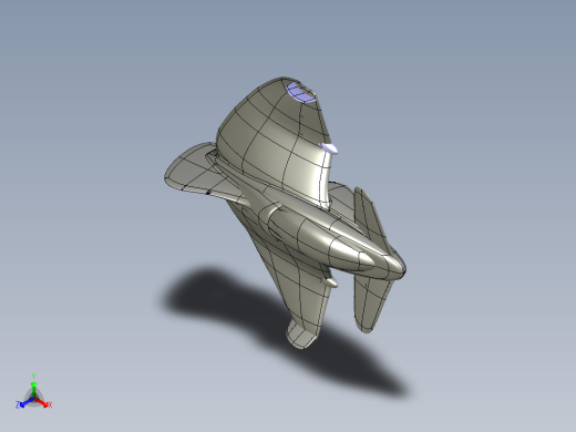 B3003684-屏风飞行器正等轴测缩略图