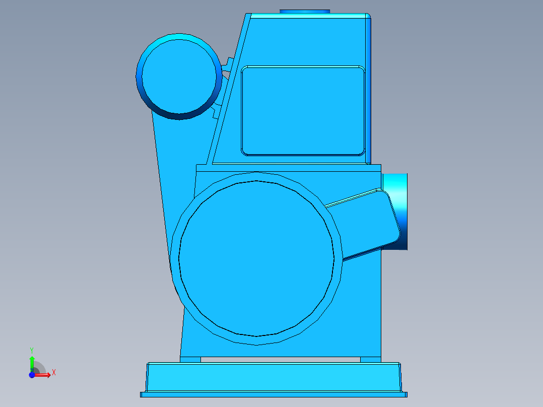 泵、水泵、HGL-150滑阀泵(台州星光)前视图