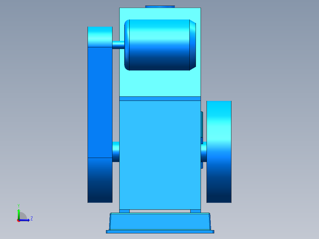 泵、水泵、HGL-150滑阀泵(台州星光)左视图