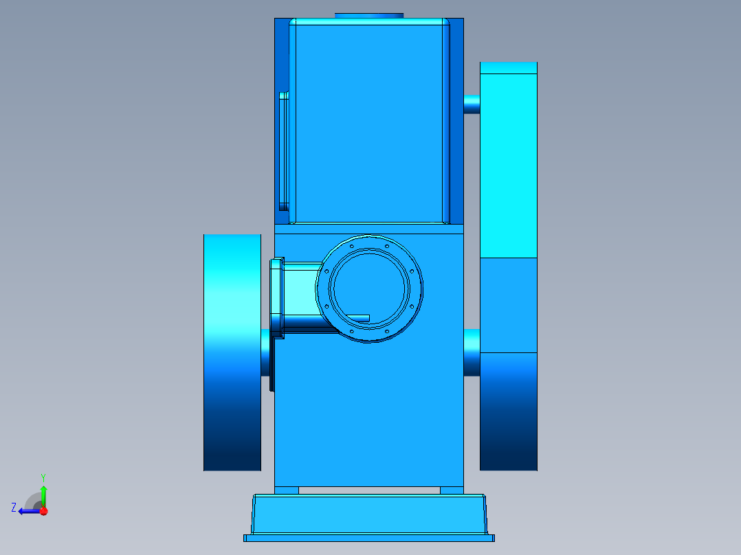 泵、水泵、HGL-150滑阀泵(台州星光)右视图