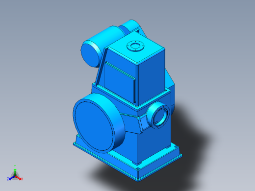 泵、水泵、HGL-150滑阀泵(台州星光)正等轴测缩略图