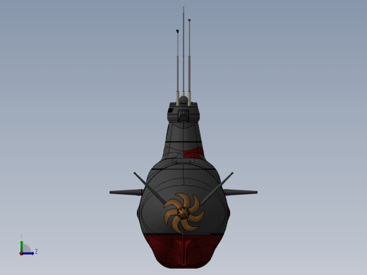 潜水艇(26)左视缩略图