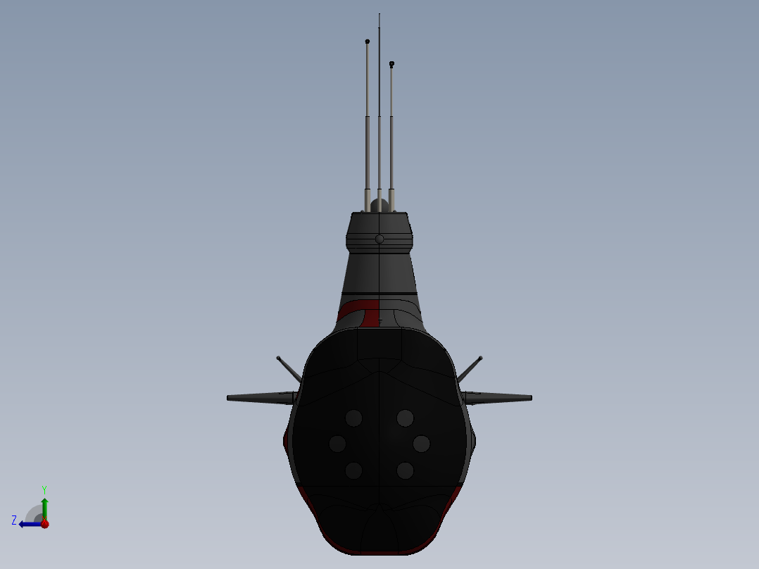 潜水艇(26)右视图