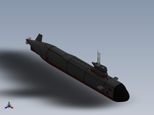 潜水艇(26)正等轴测缩略图