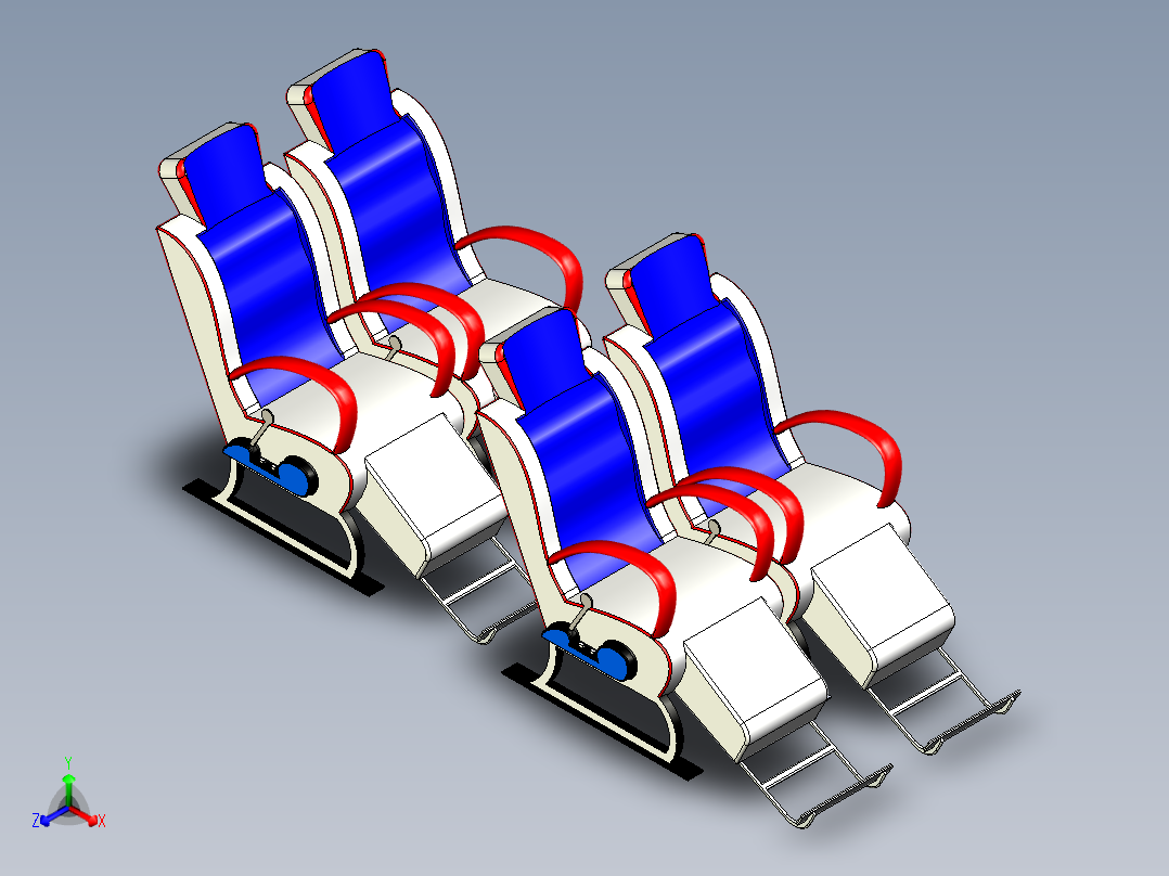 B3003749-舒适椅主视图