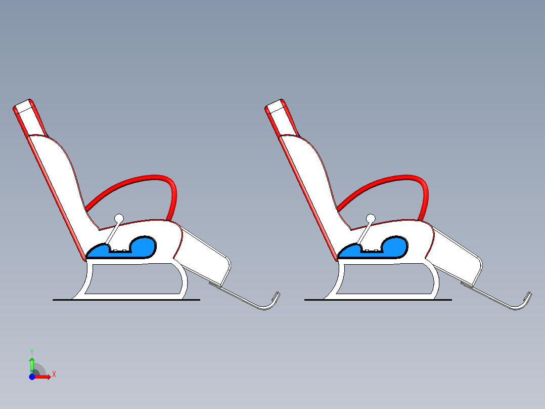 B3003749-舒适椅前视图