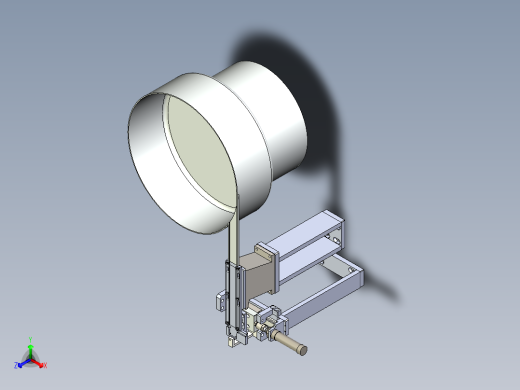 圆形垫片振动盘正等轴测缩略图