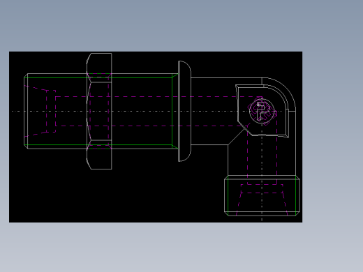 PARKER管接头EO Bulkhead elbow WSV10SOMD71(16)_back