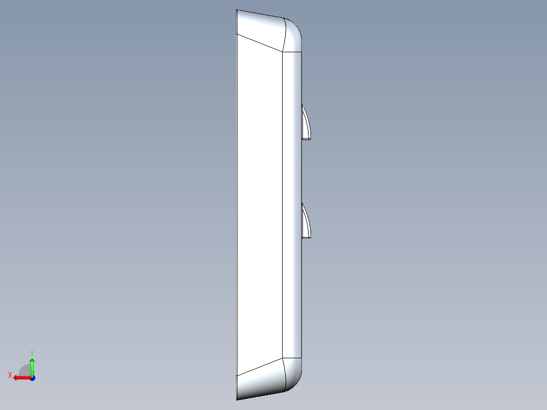 挖掘机UG模型后视图