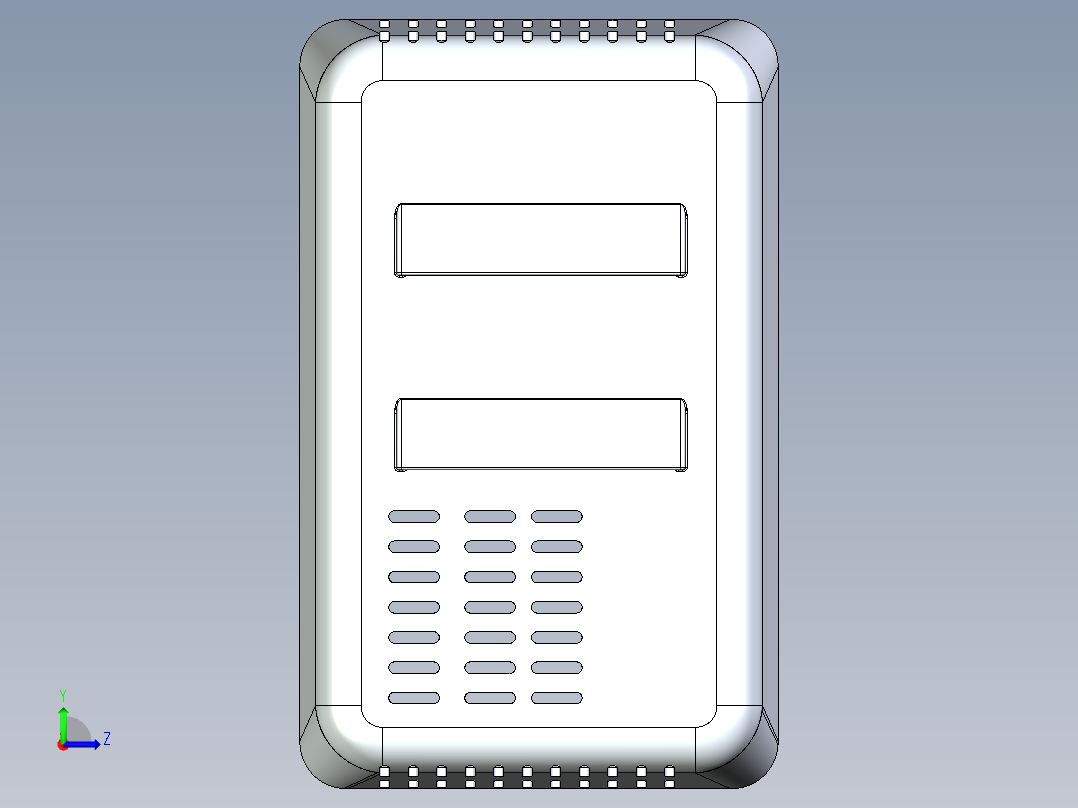 挖掘机UG模型左视图