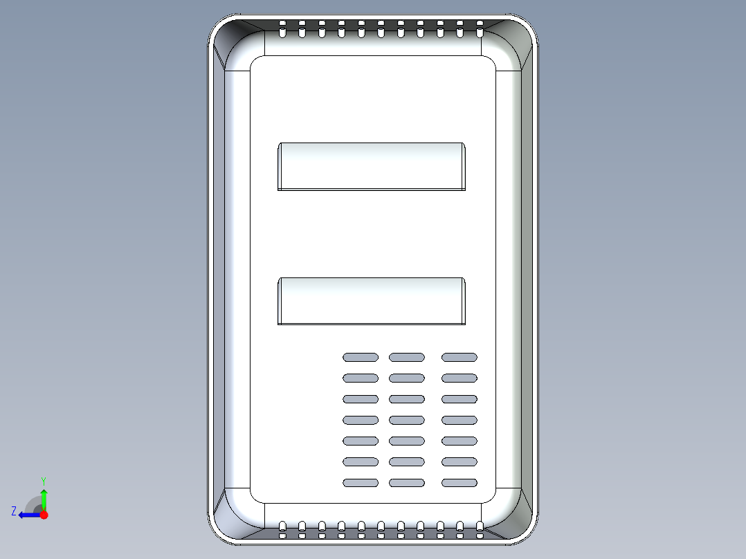 挖掘机UG模型右视图