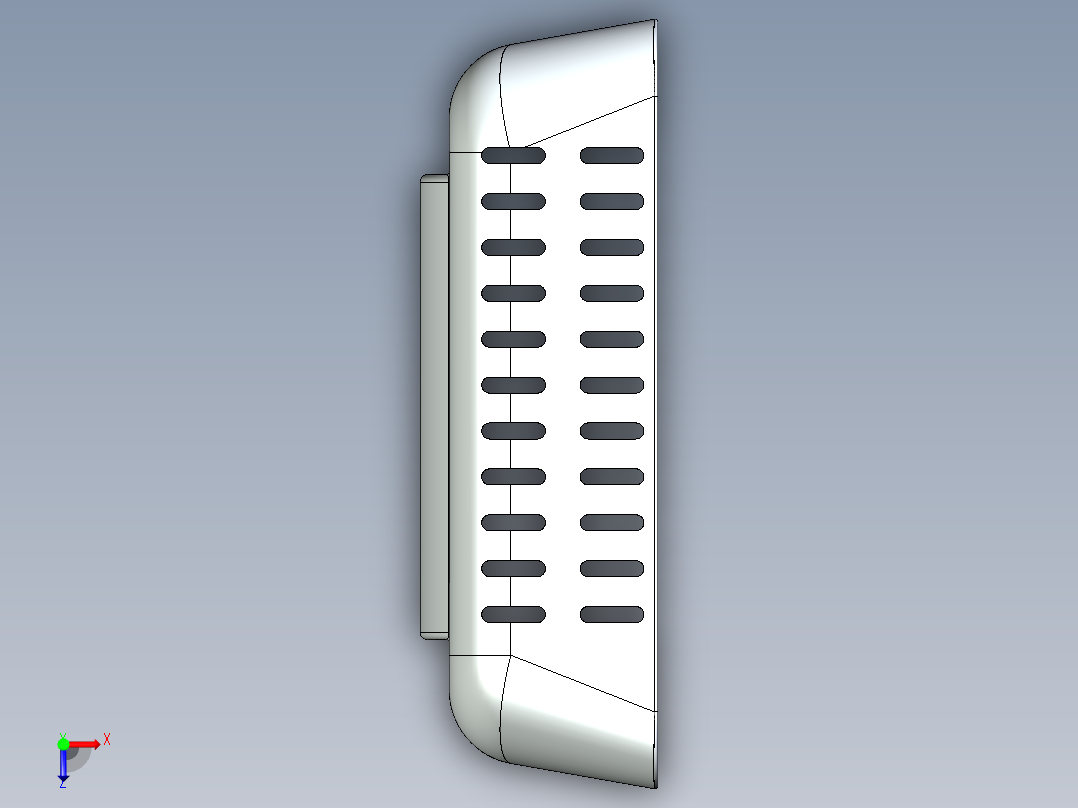 挖掘机UG模型俯视图