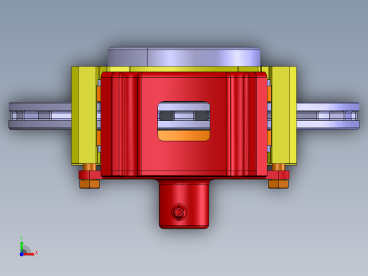 汽车浮钳盘 盘式制动器设计-商务车含三维CATIA模型+CAD图纸+说明前视缩略图