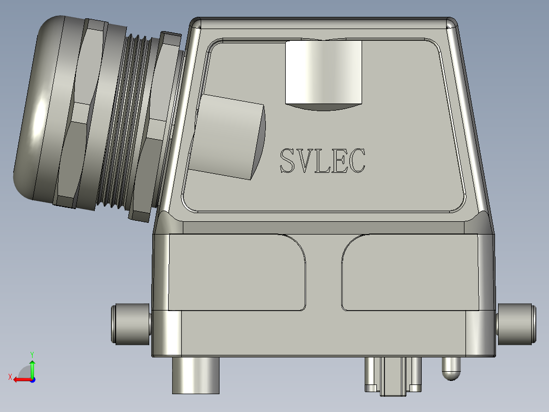 H10B母插头后视图