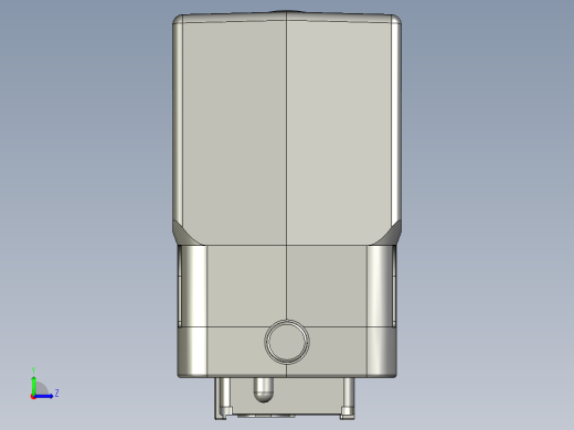 H10B母插头左视缩略图