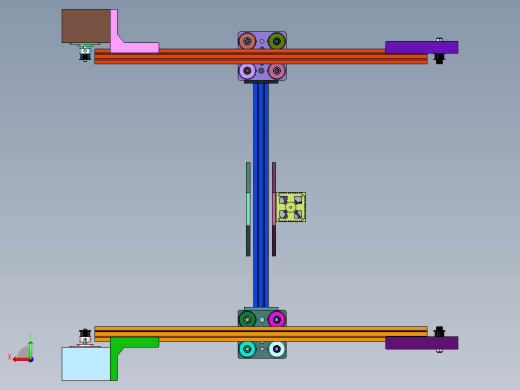 激光设备用多功能工作平台后视缩略图