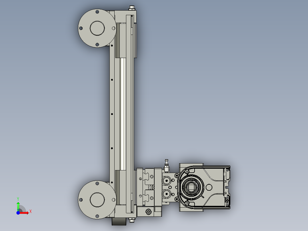 GGWWHCN183-1-B00撕膜机构前视图