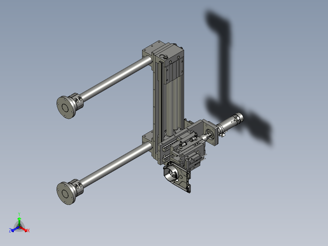GGWWHCN183-1-B00撕膜机构正等轴测图