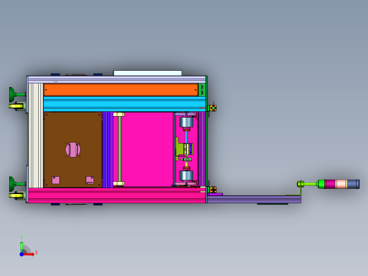 器具自动输送升降平台前视缩略图