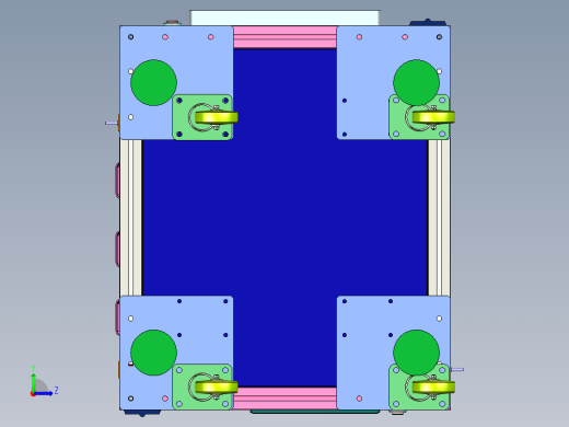 器具自动输送升降平台左视缩略图