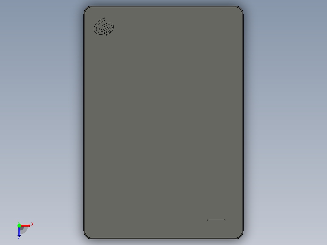 硬盘-Seagate-STGX2000400俯视图