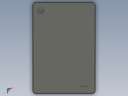 硬盘-Seagate-STGX2000400俯视缩略图