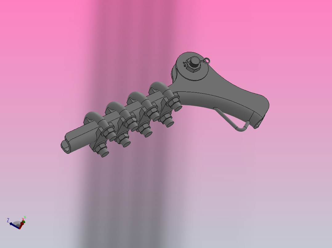 NLD耐张线夹[NLD-3]主视图