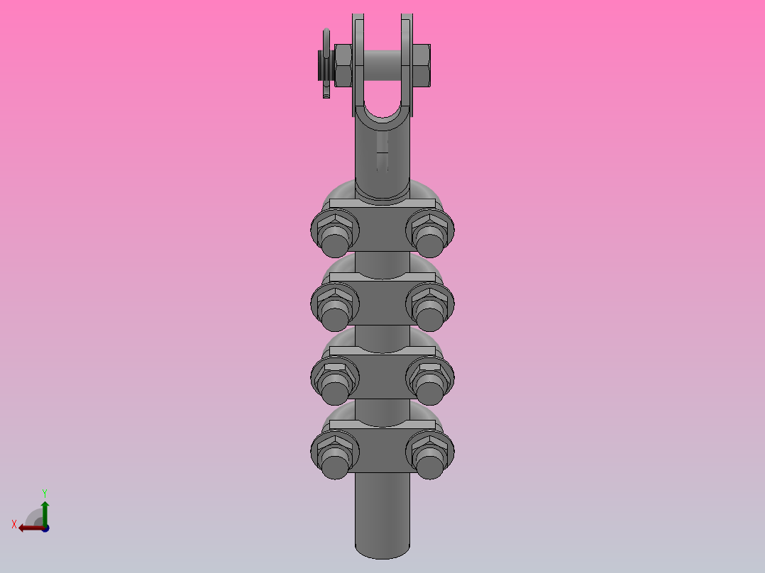 NLD耐张线夹[NLD-3]后视图