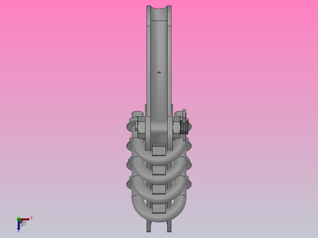NLD耐张线夹[NLD-3]俯视图