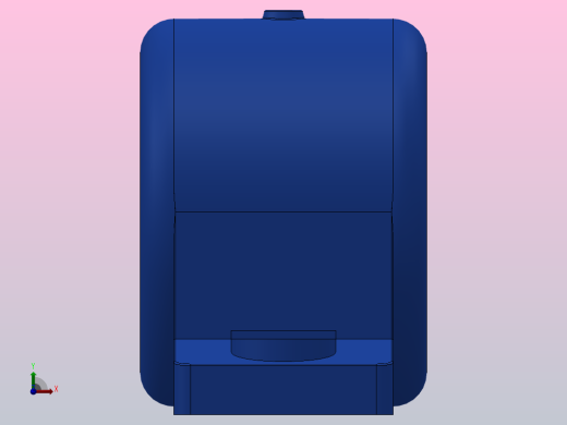 整体有衬正滑动轴承_HZ140左视缩略图