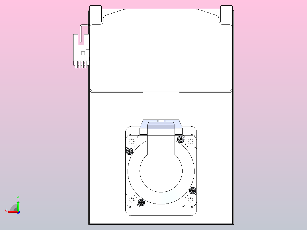 日规模组半封闭丝杆TPA-HNR-120D-1610C-L700-MP-C-P40-N3后视图