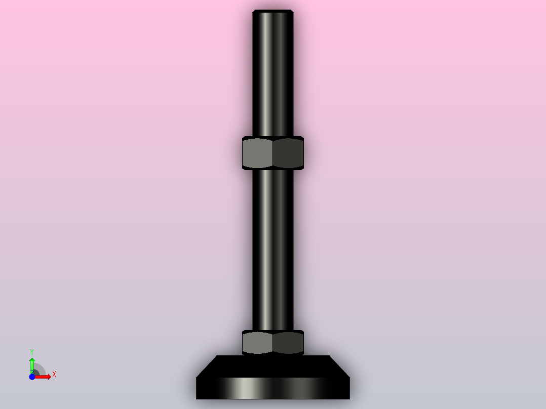 脚杯WAD72-D60-M16-L125前视图