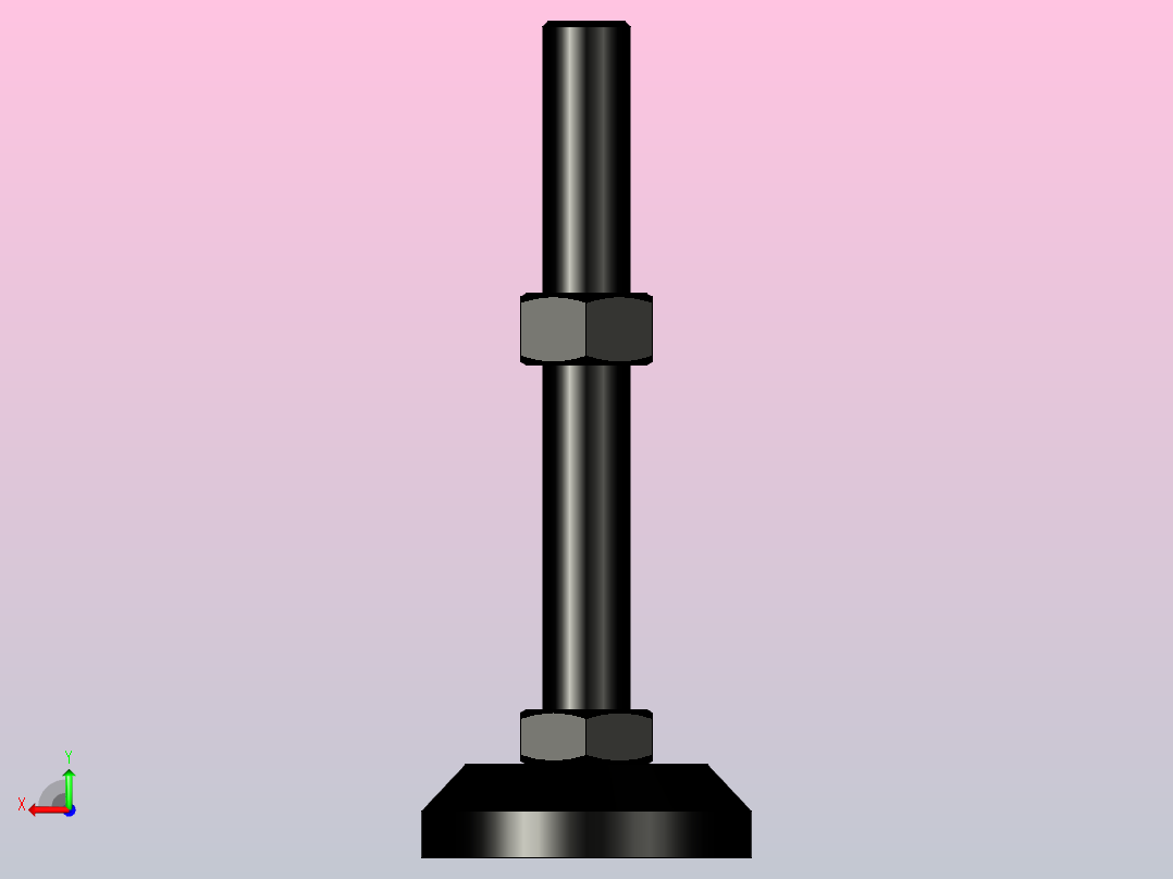 脚杯WAD72-D60-M16-L125后视图