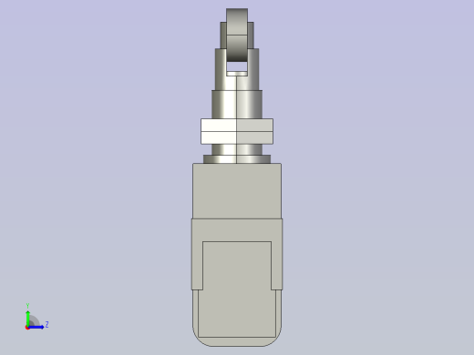 TZ-7311，行程开关，限位开关，滚轮自复位微动开关左视缩略图