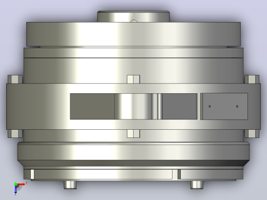 EFUN套管型电磁离合制动器组[EFUN-650]俯视缩略图