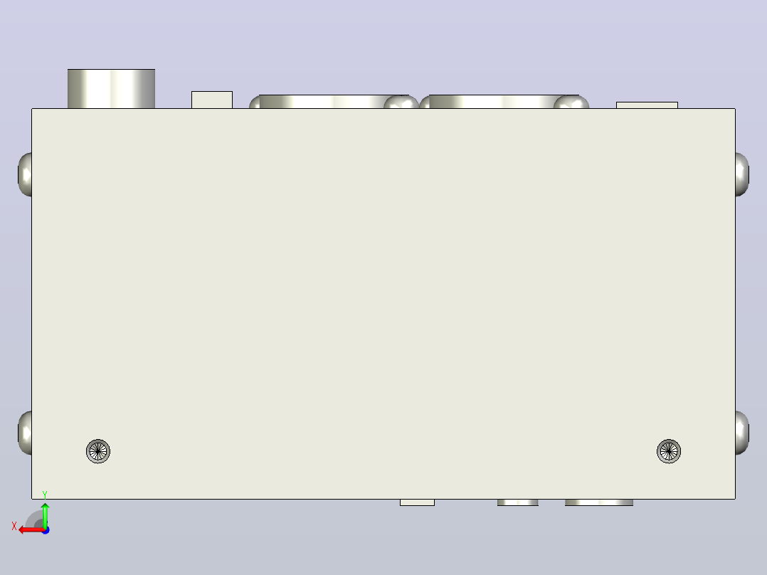 Behringer MA400监视器耳机放大器后视图